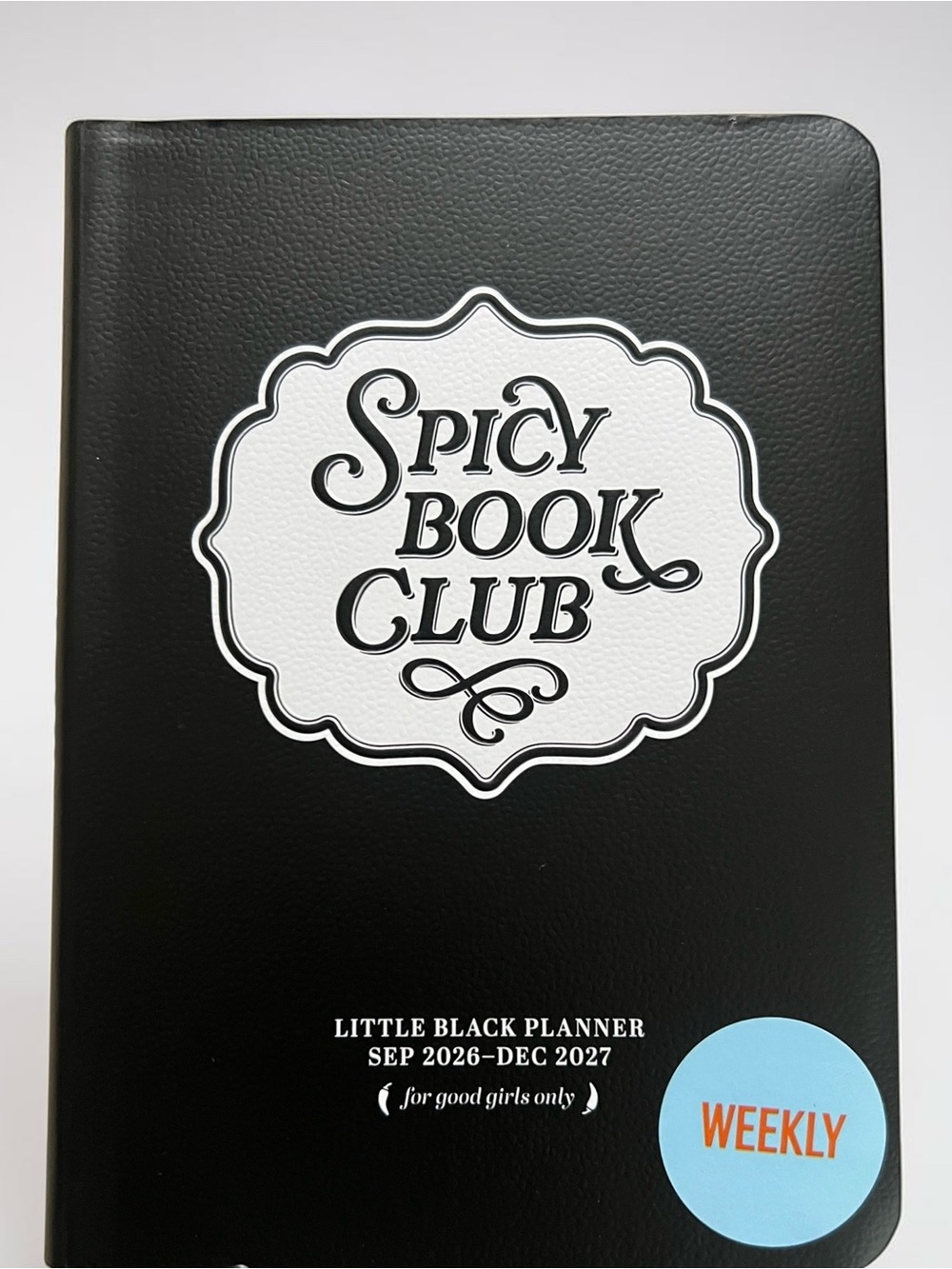 2026-2027 Spicy Book Club 16-Month Weekly/Monthly Planner